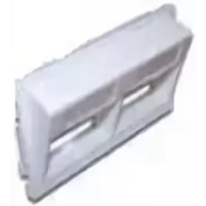 Рамка адаптерная LANMASTER LAN-WA-P2H/A-WH