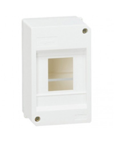 Щиток накладной Mini S 4 модуля белый Legrand 001357 в Новороссийске Боксы для автоматов Pintop.ru