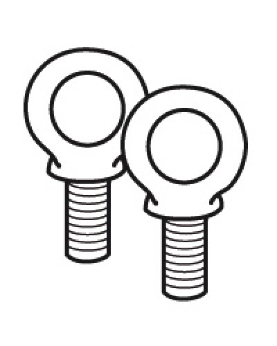 Комплект подъемных колец Legrand 020482 в Новороссийске Аксессуары для стоек и шкафов Pintop.ru