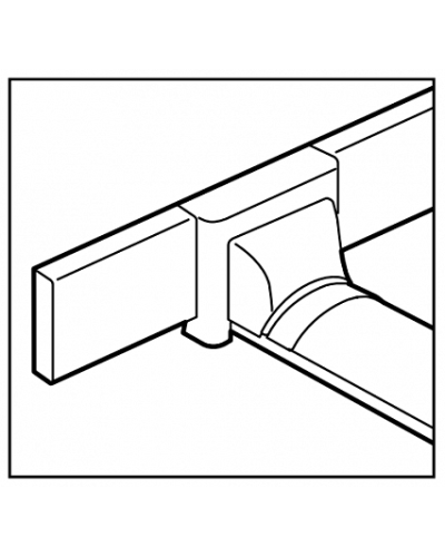 Переходник на напольный кабель-канал LEGRAND 032805 в Новороссийске Аксессуары для кабель-канала Pintop.ru