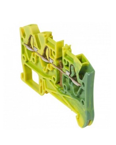 Клемма 4х5 1вх/2вых заземление Legrand 037210 в Новороссийске Клеммные колодки Pintop.ru