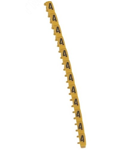 Маркер 4 0,15/0,5 ЖЛТ CAB3 Legrand 038104 в Новороссийске Аксессуары для кабель-канала Pintop.ru