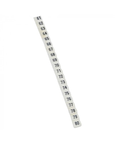 Маркер CAB3 цифры 61-80 Legrand 038163 в Новороссийске Аксессуары для кабель-канала Pintop.ru