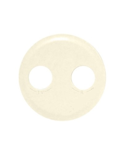 Лицевая панель для розетки TV/FM слоновая кость Celiane Legrand 066232 в Новороссийске Аксессуары для кабель-канала Pintop.ru