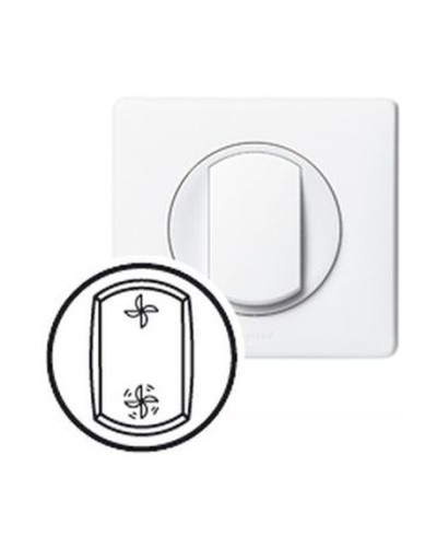 Клавиша Вентиляция белая CelianeLegrand 068061 в Новороссийске Аксессуары для кабель-канала Pintop.ru