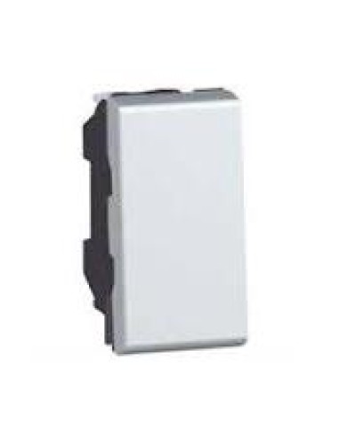 Переключатель на 2 направления Mosaic 1 модуль 10 AX алюминий Legrand 079201 в Новороссийске Аксессуары для кабель-канала Pintop.ru