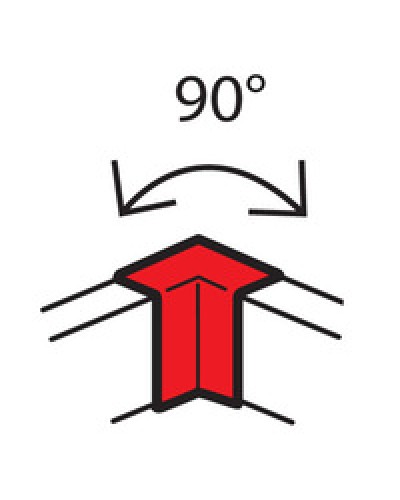 Угол внутренний для кабель-канала METRA 100x50 Legrand (638011) в Новороссийске Аксессуары для кабель-канала Pintop.ru
