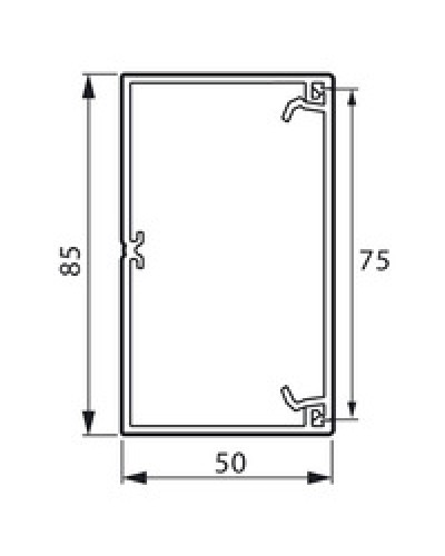 Кабель-канал METRA 85x50 Legrand (638080) в Новороссийске Кабель-канал Pintop.ru