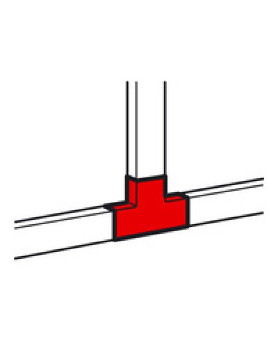 Тройник для кабель-канала METRA 24x14 Legrand (638134) в Новороссийске Аксессуары для кабель-канала Pintop.ru