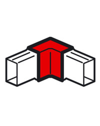 Угол внутренний для кабель-канала METRA 40x40 Legrand (638181) в Новороссийске Аксессуары для кабель-канала Pintop.ru