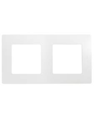 Рамка 2 поста Etika белый Legrand 672502 в Новороссийске Аксессуары для кабель-канала Pintop.ru