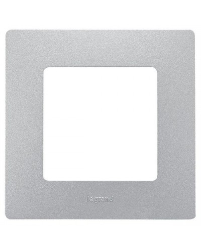 Рамка 1 пост Etika алюминий Legrand 672551 в Новороссийске Аксессуары для кабель-канала Pintop.ru