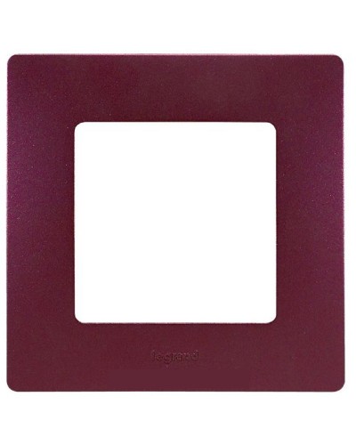 Рамка 1 пост Etika сливовый Legrand 672561 в Новороссийске Аксессуары для кабель-канала Pintop.ru