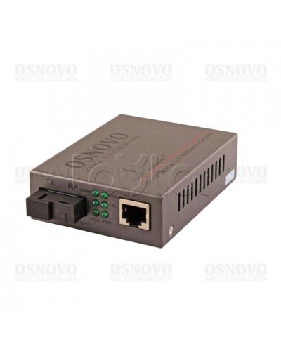 Медиаконвертер Gigabit Ethernet OSNOVO OMC-1000-11S5a в Новороссийске Медиаконвертеры Pintop.ru