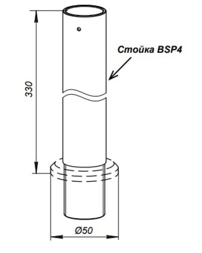 Стойка PERCo-BSP4 в Новороссийске Дополнительное оборудование для СКУД Pintop.ru