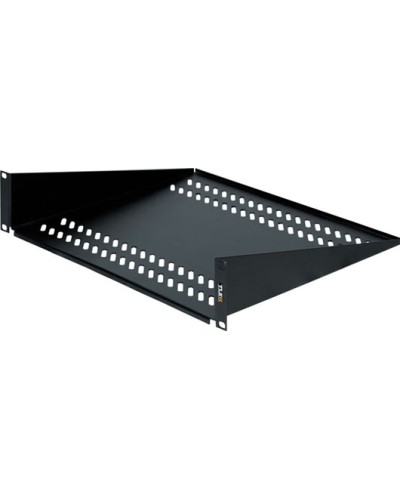 Полка фронтальная 2U (400 мм) TLK TLK-SHFR-400-BK в Новороссийске Полки для шкафов и стоек Pintop.ru