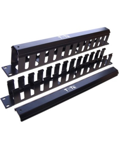 Органайзер кабельный горизонтальный 19 c крышкой, 2U TWT TWT-ORG/CV-2U в Новороссийске Кабельные органайзеры Pintop.ru