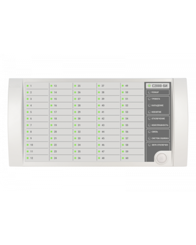 Блок индикации Болид С2000-БИ (2хRS485) в Новороссийске Охранно-пожарное оборудование Pintop.ru