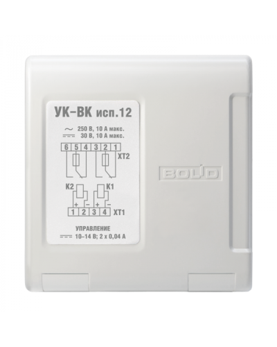 Усилитель релейный на два канала Болид УК-ВК исп.12 в Новороссийске Дополнительное оборудование для ОПС Pintop.ru