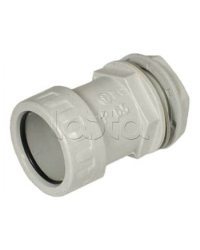 Муфта «труба-коробка» D20 мм, без галогена Экопласт 42720HF в Новороссийске Аксессуары для труб (ОКЛ) Экопласт Pintop.ru