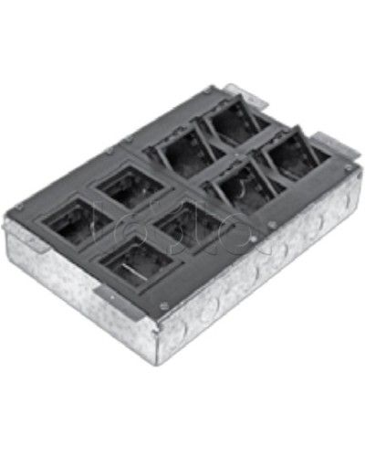 Люк в пол на 8 модулей с суппортом и коробкой Экопласт 70083 в Новороссийске Системы лючков и колонн Pintop.ru