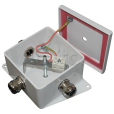 Коробка монтажная огнестойкая Гефест КМ-О (2к*10,0)-IP66-100х100, три ввода