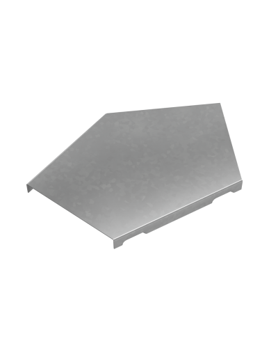 Крышка горизонтального угла 45 гр. 100 мм ПЛЮС HD85 КМ-профиль (KGLplus45-100 HD85) в Новороссийске Аксессуары для лотков Pintop.ru