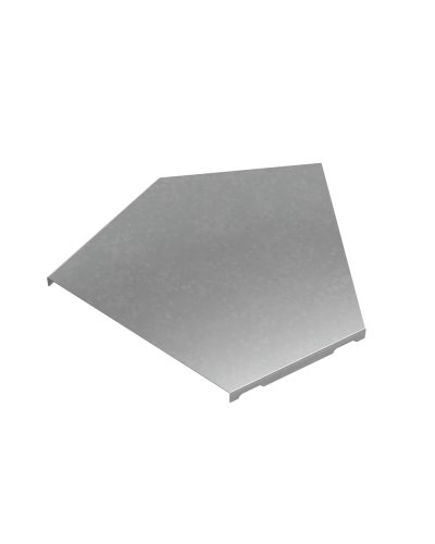 Крышка горизонтального угла 45 гр. 200 мм ПЛЮС HD КМ-Профиль (KGLplus45-200 HD) в Новороссийске Аксессуары для лотков Pintop.ru