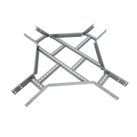 Х-разветвитель лестничный 80х100х1,5 мм "Быстрый монтаж" КМ-Профиль (LXDS80-100-1.5)