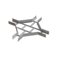 Х-разветвитель лестничный 100х300х1,5 мм INOX304 N КМ-Профиль (LXD100-300-1.5 INOX304 N)