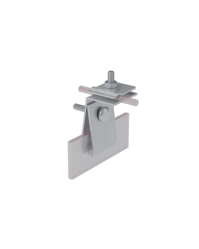 Фальцевый держатель H70 мм для прутка Ø 5-10 мм КМ-Профиль (FD-H70-D5-10) в Новороссийске Монтажные материалы Pintop.ru