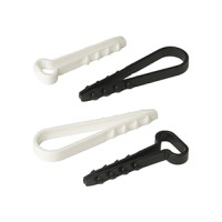 Дюбель-хомут для плоского кабеля 6-12 мм белый (100шт) Промрукав (PR08.6959)