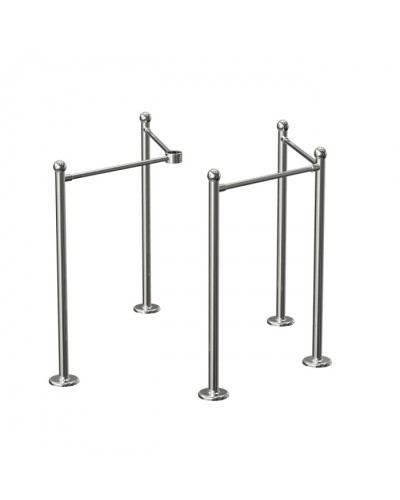 Ограждение угловое Ростов-Дон ОУ-Р (Хром) в Новороссийске Ограждения Pintop.ru