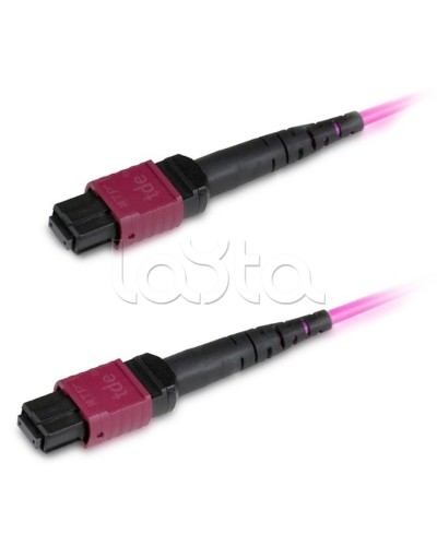 Патч-корд волоконно-оптический Hyperline FHD-MC3-503-MPOF12/PS-MPOF12/PS-B-20M-LSZH-AQ в Новороссийске Патч-корды и пигтейлы Pintop.ru