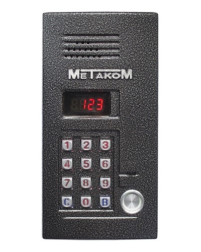 Блок вызова домофона Метаком MK2012-TM4E в Новороссийске Блоки вызова многоабонентные Pintop.ru