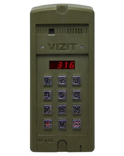 Блок вызова для совместной работы с БУД-302 Vizit БВД-316FCP в Новороссийске Блоки вызова многоабонентные Pintop.ru