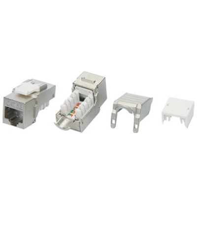 Вставка Hyperline (KJ9-8P8C-C5e-90-SH-F-WH) в Новороссийске Коннекторы Pintop.ru