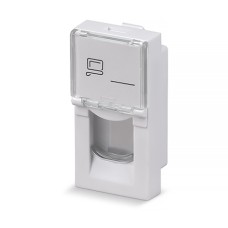 Вставка 45x22,5 (Mosaic) для 1 модуля формата Keystone Jack Cabeus (FP-L-22,5-1M)