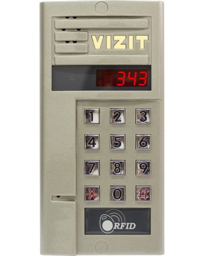 Блок вызова для совместной работы с БУД-302 VIZIT БВД-343F в Новороссийске Блоки вызова многоабонентные Pintop.ru