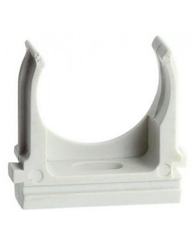 Держатель (клипса) для гофрированной или жесткой гладкой трубы D25 мм (10 шт/уп) Экопласт 41725-10 в Новороссийске Держатели, клипсы, скобы Pintop.ru