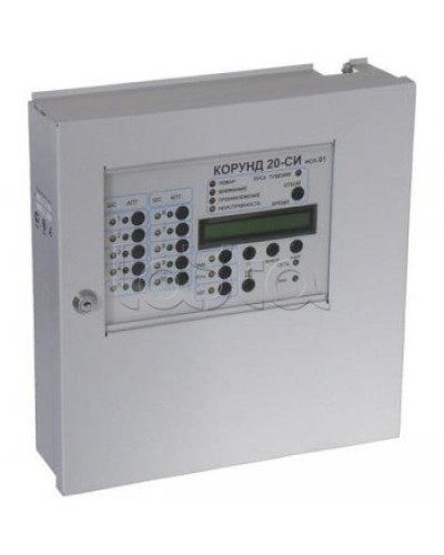Прибор приемо-контрольный Специнформатика-СИ Корунд 20-СИ (ППКП 019/20-1 исп.01) на 10 шлейфов (с адаптером RS-485) в Новороссийске Приборы контроля и управления (Ex) Pintop.ru