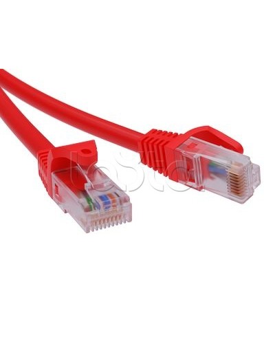 Патч-корд неэкранированный CAT6 U/UTP 4х2, LSZH, красный, 10м DKC RN6UU4500RD в Новороссийске Патчкорды (медные) Pintop.ru