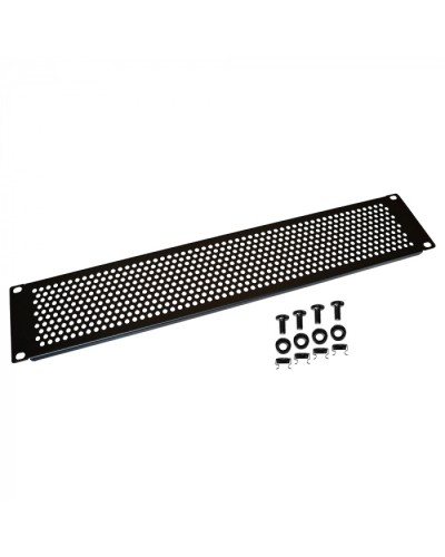 19 вентиляционная фальш-панель 2U, черная LANMASTER (LAN-DC-VNP-2U) в Новороссийске Вентиляторные модули Pintop.ru