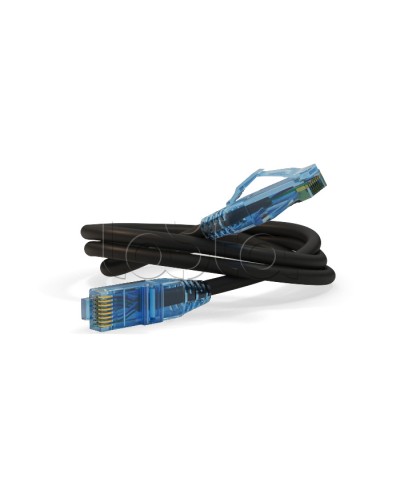 Патч-корд Hyperline PC-LPM-UTP-RJ45-RJ45-C6-0.3M-LSZH-BK в Новороссийске Патчкорды (медные) Pintop.ru