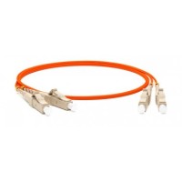 Патч-корд оптический, PVC, дуплексный, LC/PC-LC/PC, MM 50/125, 2.0 м TWT (TWT-2LC-2LC/OM2-2.0)