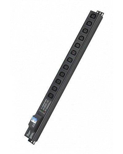 Блок распределения питания вертикальный для 19 шкафов DKC R5VIEC12CBOP в Новороссийске Блоки розеток Pintop.ru