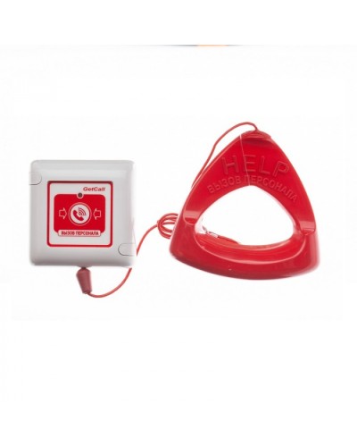 Кнопка со шнуром проводная аналоговая влагозащищенная Getcall GC-0423W1 в Новороссийске Переговорные устройства Pintop.ru