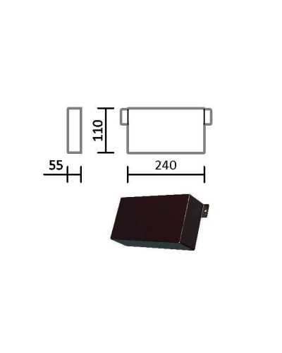 Монтажный кожух Vizit МК-400CB в Новороссийске Аксессуары для многоабонентных систем Pintop.ru