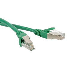 Патч-корд F/UTP Hyperline PC-LPM-STP-RJ45-RJ45-C6-15M-LSZH-GN