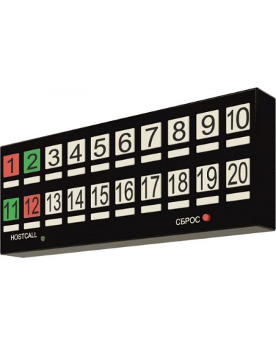 Табло отображения Hostcall MP-730W2 в Новороссийске Система оповещения и трансляции Hostcall Pintop.ru